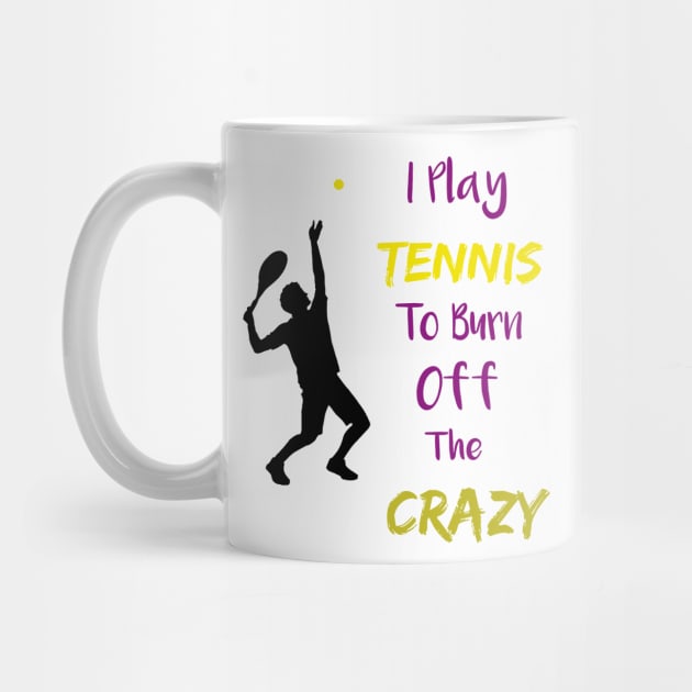 tennis player funny tennis lover by Duodesign